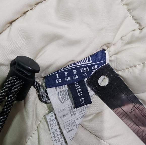 Vintage Post Card Womens Quilted Green Jacket 14 XL - Picture 9 of 10